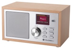 Radio GoGEN DAB 620 BTCS, 5W, DAB+/FM, Bluetooth, LCD color, ceas cu alarma, argintiu/maro