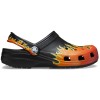 Saboti Crocs Classic Toddler Classic Flames Clog Negru - Black/Multi, 24, 25, 27