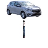 Cumpara ieftin Set stergatoare auto DACIA SANDERO III din 2021-2022, pentru parbriz auto, 2 bucati, Bosch Aerotwin, din cauciuc siliconat rezistent, DACIA