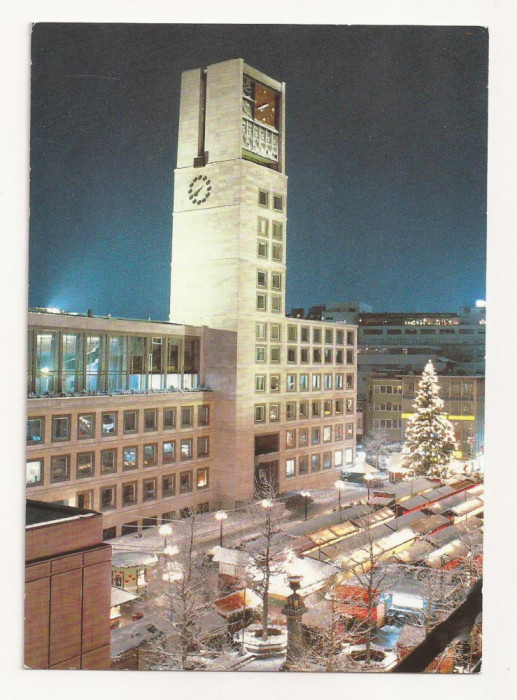SG1 - Carte Postala - Germania -Stuttgart , Weihnachtmarkt , Circulata 1989
