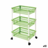 Cumpara ieftin Cărucior pentru legume Tontarelli Mito 3 Plastic Verde 40 x 29 x 62 cm (12 Unități)