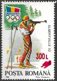 ROM&Acirc;NIA 2001 - LP 1566 - JOCURILE OLIMPICE DE LA ALBERTVILLE - SUPRATIPAR - SERIE MNH, Nestampilat