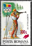 ROM&Acirc;NIA 2001 - LP 1566 - JOCURILE OLIMPICE ALBERTVILLE - SUPRATIPAR - SERIE MNH, Nestampilat