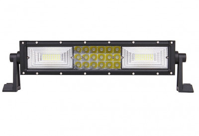 LED Bar Auto Curbat 216W, leduri pe 3 randuri, 12V-24V, 15120 Lumeni, 13,5&amp;amp;quot;/34,2 cm, Combo Beam 12/60 Grade foto