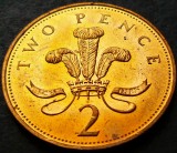 Moneda 2 PENCE- ANGLIA, anul 1999 * cod 492 B = otel placat cu cupru UNC, Europa