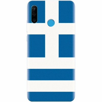 Husa silicon pentru Huawei P30 Lite, Greece Flag foto