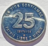 297. Moneda Nicaragua 25 centavos 1981