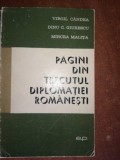 Pagini din trecutul diplomatiei romanesti- Virgil Candea, Dinu C. Giurescu