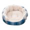 CULCUS PENTRU CAINI SI PISICI PANZA PLUSH CAROURI-BEJ 75 X 65 X 24 CM 9349-2002A