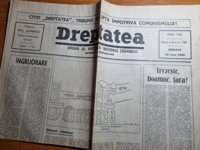 dreptatea 30 iunie 1990-art dinicu golescu foto