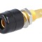 Soclu Banană 4mm Negru Aurit pe Panou