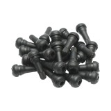 Set 100 valve roata tubeless TR413 Epdm cu insertie metalica alama