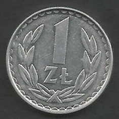 POLONIA 1 ZLOT ZLOTY 1983 [1] XF+ , livrare in cartonas