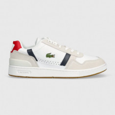 Lacoste sneakers din piele T-CLIP culoarea alb, 40SMA0048