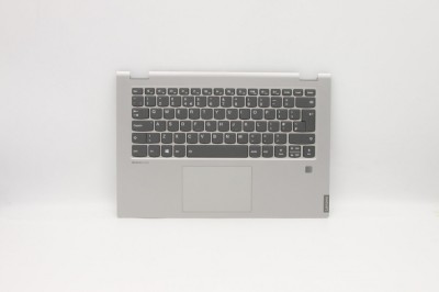 Carcasa superioara cu tastatura palmrest Laptop, Lenovo, IdeaPad C340-14IML Type 81TK, 5CB0S17454, cu iluminare, layout UK foto