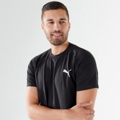 Tricou bumbac Fitness PUMA Negru Bărbați