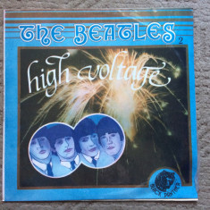 the beatles 2 high voltage disc vinyl lp muzica rock n roll beat ELE 03898 NM