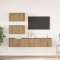 vidaXL Set comodă TV Pe perete 4 pcs stejar artizanal 80 x 30 x 30 cm