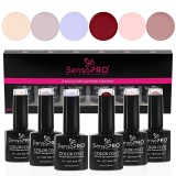 Cumpara ieftin Set 6 Oje Semipermanente 10ml SensoPRO Milano, Summer Edition