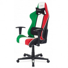 Scaun gaming rotativ DX-Racer green/white/red foto