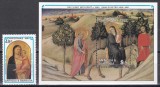 Antigua si Barbuda 1987 - Crăciun - Picturi religioase, Timbru + Colita, MNH