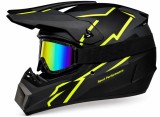Cumpara ieftin Cască Full Face Moto Cross și ATV Adrenaline MX Neon - Enduro, Mountain Bike,