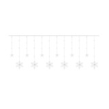 Cumpara ieftin Instalatie luminoasa tip perdea, model stea, alb cald, 8 moduri iluminare, interior-exterior, IP44, 138 LED, 2.5&nbsp;m, Isotrade