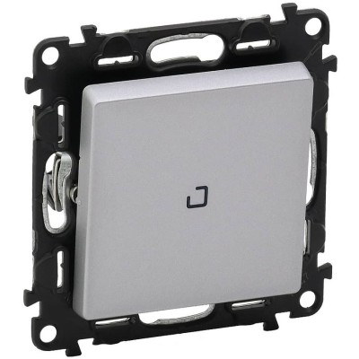 Intrerupator cap cruce cu led Legrand Valena Life aluminiu 752348 foto