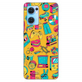 Husa Oppo Reno 7 5G Silicon Gel Tpu Model Pop Art Vintage