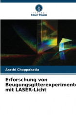 Erforschung von Beugungsgitterexperimenten mit LASER-Licht foto