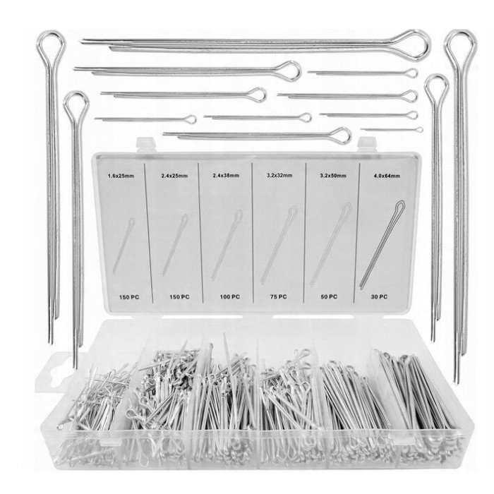 Set știfturi drepte pentru blocare, 555 piese, Verke