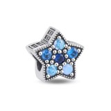 Cumpara ieftin Charm/talisman argint 925, JW1193, model stea, placat cu rodiu