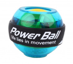 Minge Power Ball giroscopica de antrenament, albastru foto