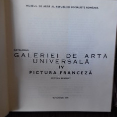 CATALOGUL GALERIEI DE ARTA UNIVERSALA IV-PICTURA FRANCEZA-CRISTIAN BENEDICT