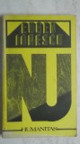Eugen Ionescu - NU, 1991 (vezi detalii pentru livrare in tara)