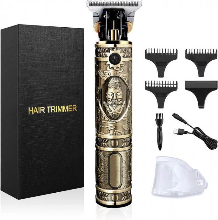 Mașină de tuns Hr pentru bărbați, Kit electric profesional de tunsoare Trimmer b