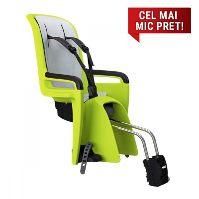 Scaun pentru copii, Thule RideAlong2 Zen Lime Green, cu montare pe bicicleta in spate foto