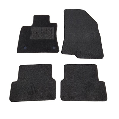 Set covorase auto din mocheta Dacia Sandero Iii 2021-; Sandero Stepway 2021-, Negru 4 Buc. AutoDrive ProParts foto