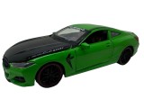 Macheta replica metal BMW M8 verde cu sunet si lumini deschide usile portbagajul capota 1/24