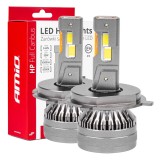 Becuri auto LED AMiO HP Full CANBUS H4/H19 50W 6500K 4500 lm
