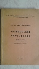 Miron Constantinescu - Introducere in sociologie, note de curs, partea I-II
