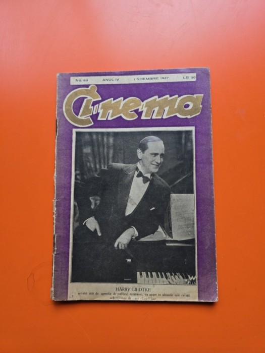 Revista Cinema nr. 69/1.11.1927 -