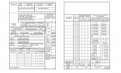 Foaie Parcurs Marfa, Format A4, 100 Coli/carnet foto