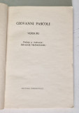 GIOVANNI PASCOLI - VERSURI , COLECTIA &#039; CELE MAI FRUMOASE POEZII &#039; NR. 101, 1968