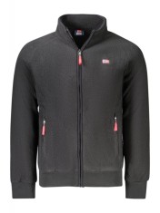 Jacheta barbati, cu 2 buzunare exteriore, fara gluga, logo, negru, XL