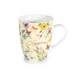 Cumpara ieftin Cana portelan in cutie cadou Hapiness &Oslash; 8,5 cm x 10,5 H, 350 ml