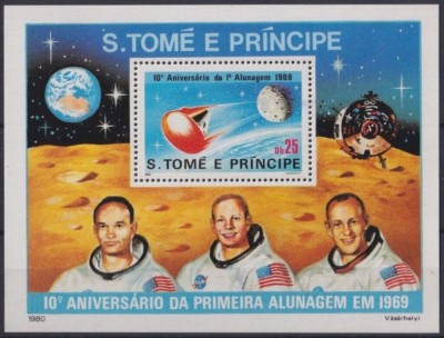 SAO TOME, SPACE - COLIȚĂ MNH foto