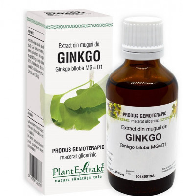 EXTRACT DIN MUGURI DE GINKGO BILOBA 50ML foto