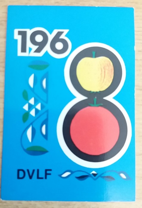 C9 7 - 1968 - Calendar de buzunar - reclama legume - fructe