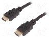 Cablu HDMI - HDMI, din ambele par&amp;#355;i, HDMI mufa, 3m, negru, QOLTEC - 50406